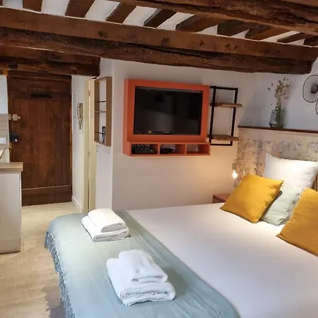 Le Temps D'une Pause -quiet And Cosy - Center With Fireplace Honfleur