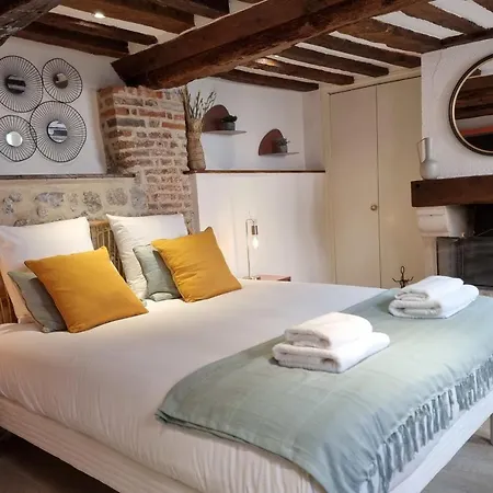 Le Temps D'une Pause -quiet And Cosy - Center With Fireplace Appartamento Honfleur