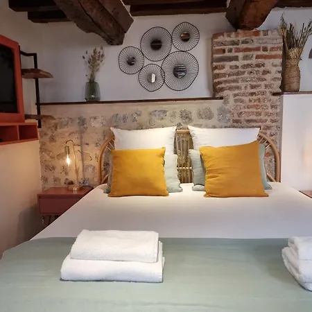 شقة Le Temps D'une Pause Cosy With Fireplace Centre