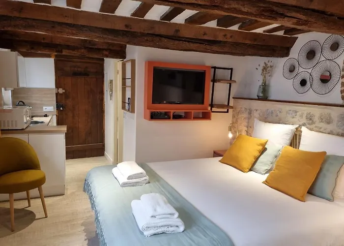 Le Temps D'une Pause Cosy With Fireplace Centre 옹플뢰르